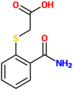 (image for) MC003092 (2-Carbamoyl-phenylsulfanyl)acetic acid